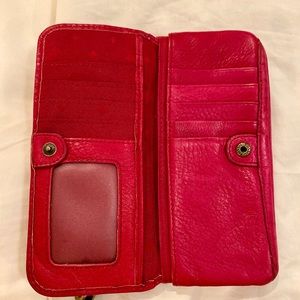 Large Fossil purse with matching wallet